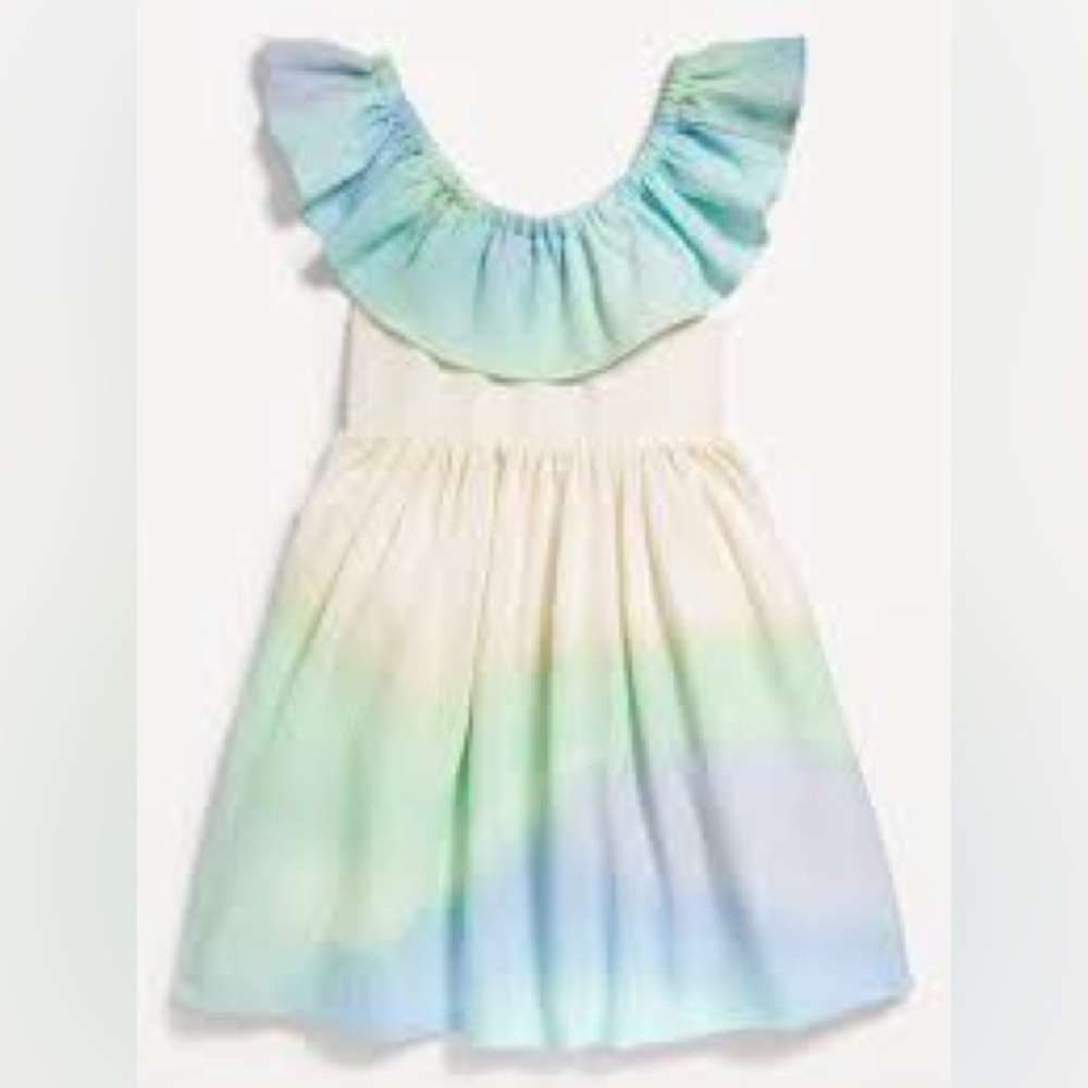 Old Navy Sleeveless Ruffled Fit and Flare Dress
